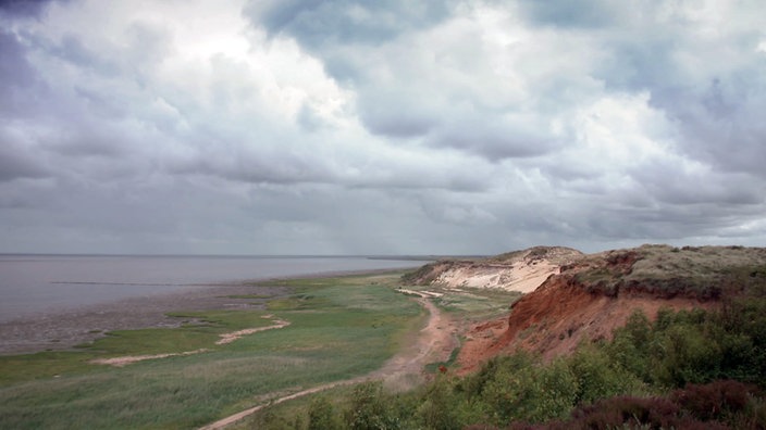 Strandlandschaft mit Steilküste