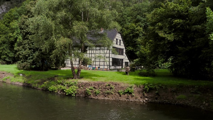 Der Balkhauser Kotten, ein Fachwerkhaus im Wald