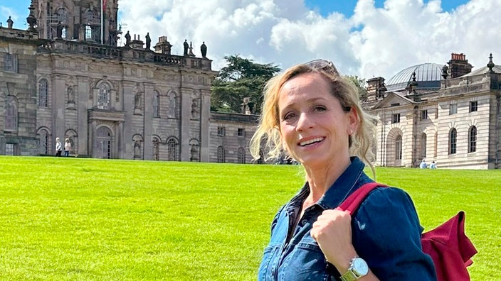 Tamina Kallert am Castle Howard