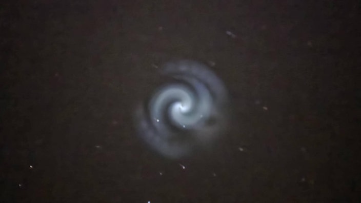 Montagnacht wurde am Himmel über Telgte im Münsterland eine leuchtende Spirale gesehen