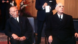 Konrad Adenauer und Charles de Gaulle