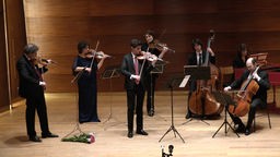 Jewish Chamber Orchestra Hamburg spielt auf einer Bühne
