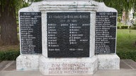 Kriegsdenkmal in Wachendorf, Nahaufnahme