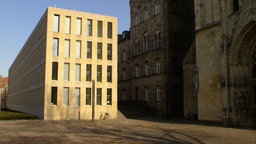 Die Diözesanbibliothek in Münster, die Liebfrauenkirche und das Priesterseminar