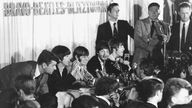 Beatles bei einer Pressekonferenz in München 1966