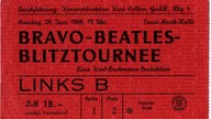 Eintrittskarte Bravo Blitztournee 1966