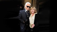 Marianne Faithfull mit Karl Lagerfeld