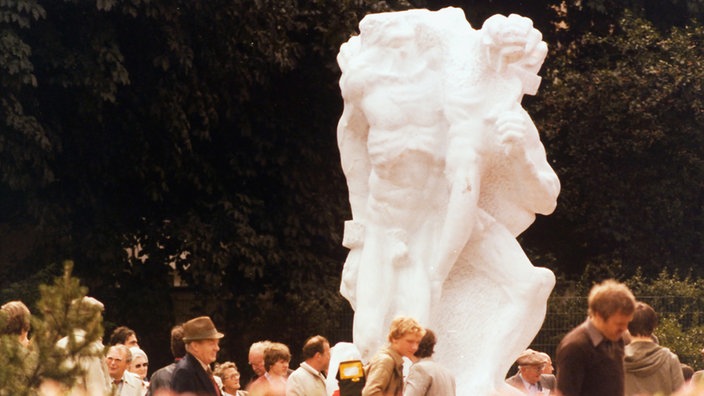 Engels-Denkmal in Wuppertal, 1981