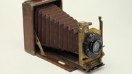 Plattenkamera der Firma Voigtländer von ca. 1910