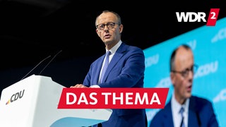 CDU-Kanzlerkandidat Friedrich Merz beim Parteitag der CDU am 3.2.2025 in Berlin