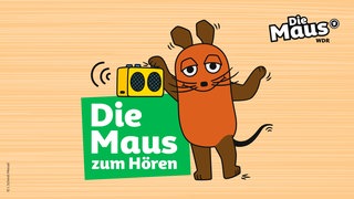 Die Maus mit Kopfhörern