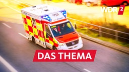 Ein Rettungswagen im Einsatz