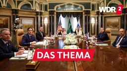 Die Außenminister der USA und Russlands sprechen in Riad über die Zukunft der Ukraine