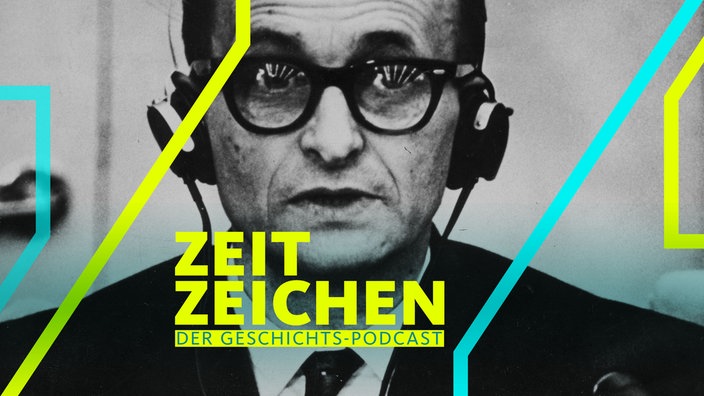 SS-Obersturmbannführer Adolf Eichmann während seines Prozesses