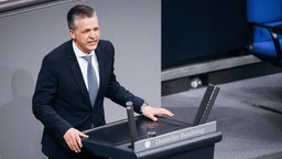 Torsten Frei, Parlamentarischer Geschäftsführer der Unionsfraktion im Bundestag, während deiner Rede. 