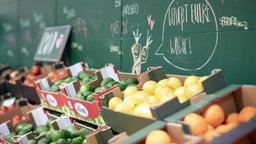 Bio-Gemüse im Supermarkt