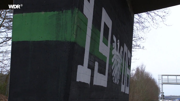 Gefährliche Preussen-Graffiti