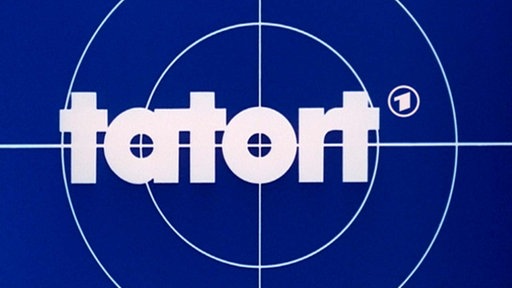 Tatort Logo auf blauem Grund