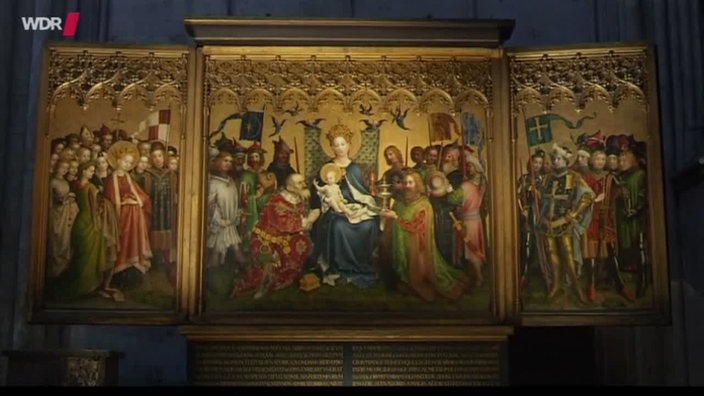 Altar der Stadtpatrone im Kölner Dom.