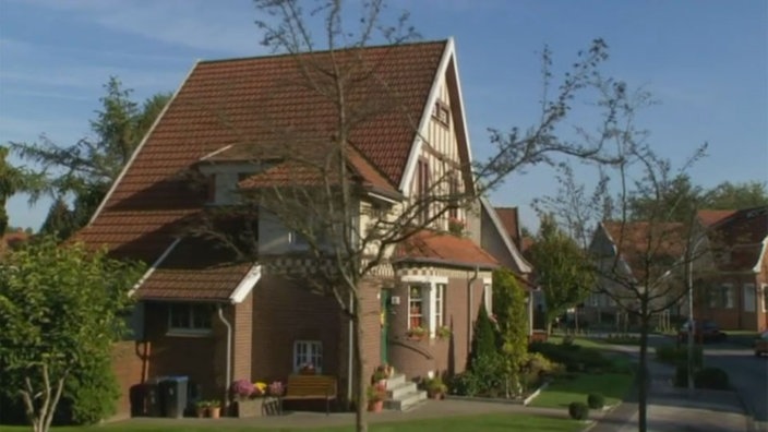 Haus in der Siedlung Teutoburgia