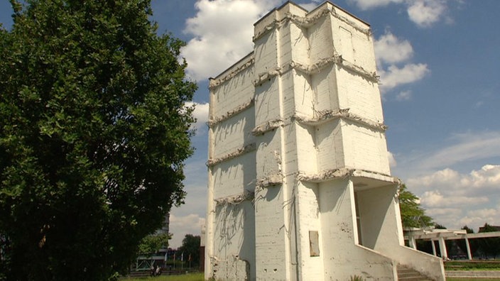 Der "Garten der Erinnerung" im Duisburger Binnenhafen, Teilansicht