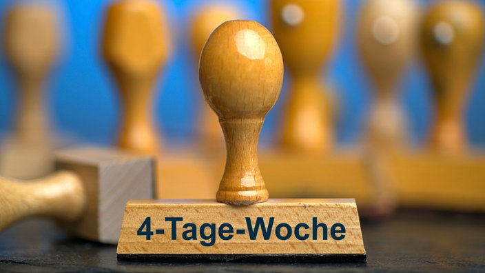 Symbolbild Stempel Vier-Tage-Woche