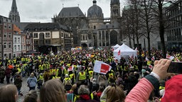 Warnstreik in Aachen