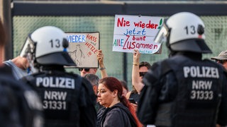 Gegendemonstration nach Messerattacke