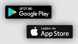 Google Play und  App Store