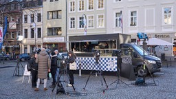 Blick auf den Dönerstand