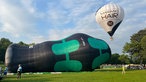 Kuriose Ballonmotive und -formen sind auch dabei. Dieser Ballon soll einen Schraubendreher darstellen