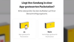 DHL App für Packstationen