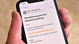 Betrügerische DHL-Mail