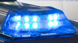 Blaulicht von einem Polizeiwagen