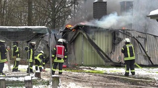 Feuer in Vogelsanger Flüchtlingsunterkunft