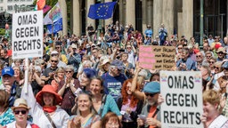 Demonstrationen gegen Rechtsextremismus in Hannover