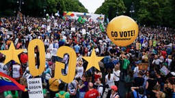 Demonstrationen gegen Rechtsextremismus in Berlin