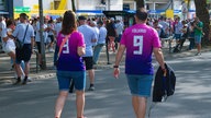 Deutschland Fans im Füllkrug Trikot