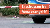 Erschossen bei Messerangriff