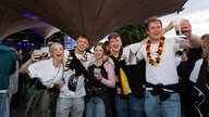 Gute Stimmung beim Public Viewing in Köln