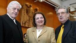 Burkhard Hirsch, Sabine Leutheusser-Schnarrenberger und Gerhart-Rudolf Baum