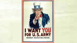 US-Recruitment-Poster während des ersten Weltkriegs 