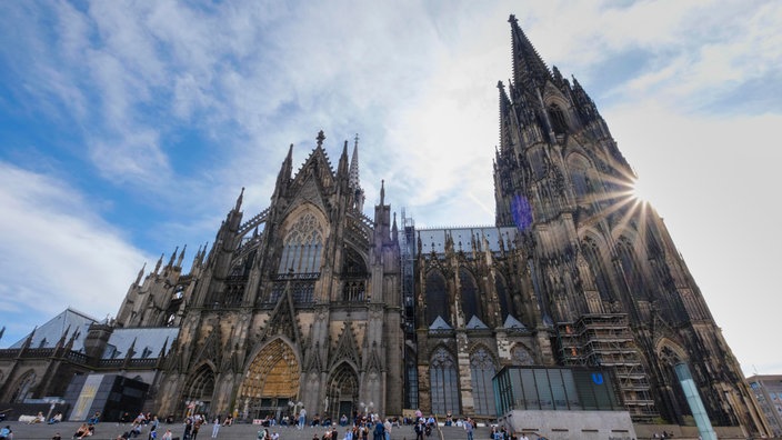  Blick auf den Kölner Dom.