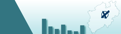 Grafik mit NRW-Kartenumriss