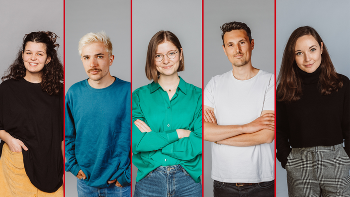 Samira, Valentin, Jule, Gero und Carla sind die Hosts des Instagram-Kanals @klima.neutral 