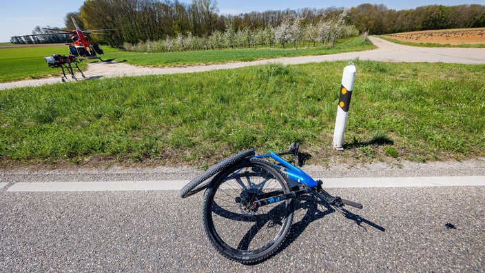 Pedelec nach einem Unfall (Symbolbild)