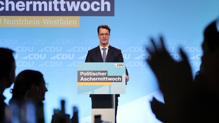 Hendrik Wüst am politischen Aschermittwoch 2025