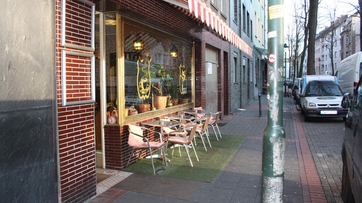 Marokkanisches Café im Düsseldorfer Maghrebviertel