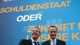 Norbert Röttgen und Friedrich Merz