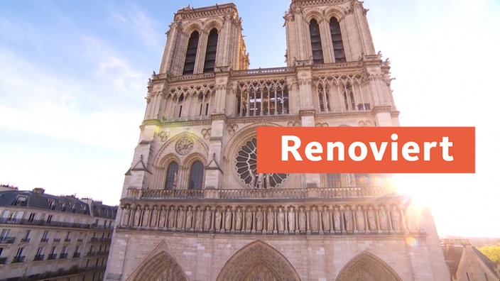 Notre-Dame nach Brand renoviert